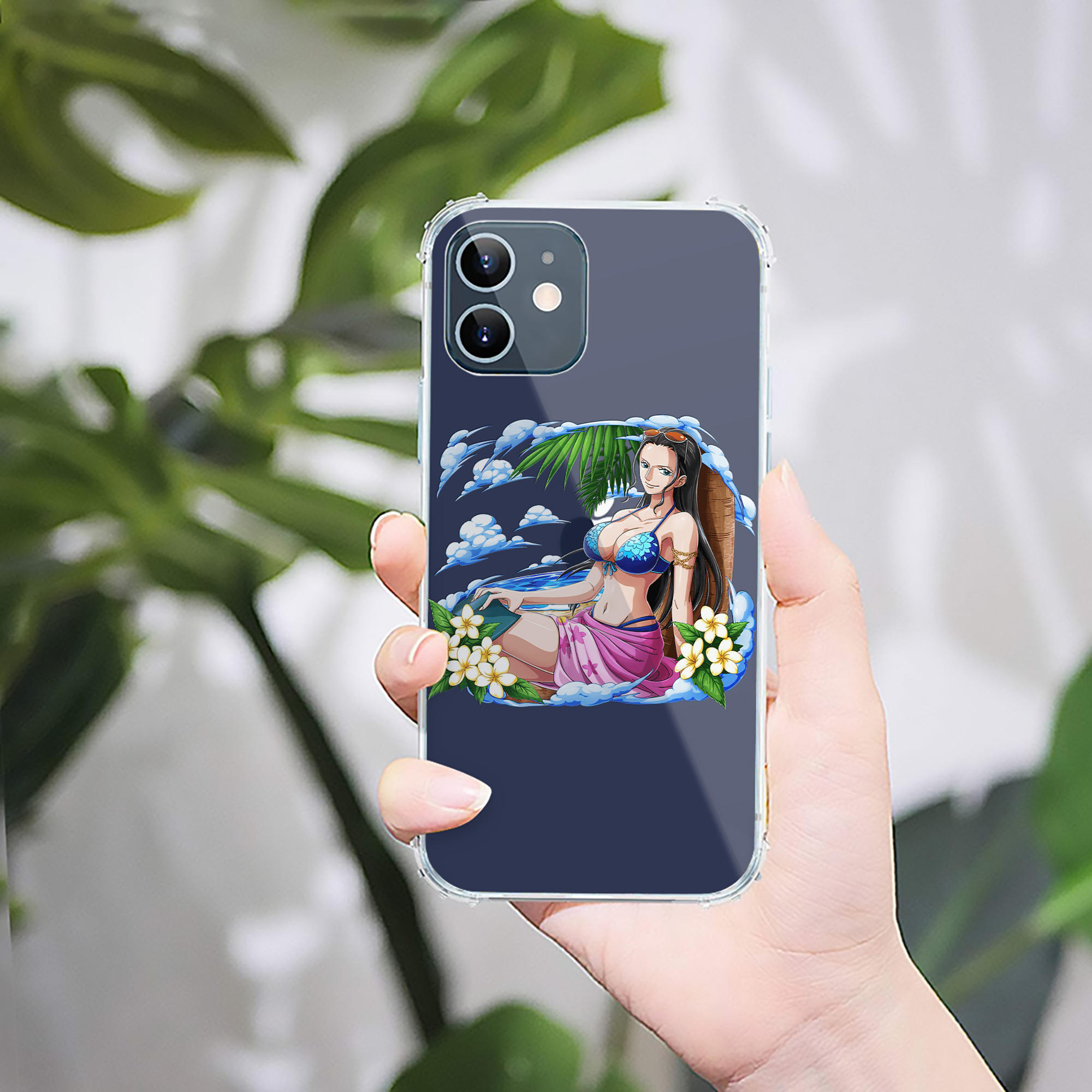 （画像用） ワンピース ニコ・ロビン ONE PIECE Nico Robin 【iPhone 12シリーズ対応】透明スマホケース（クリアソフトケース）
